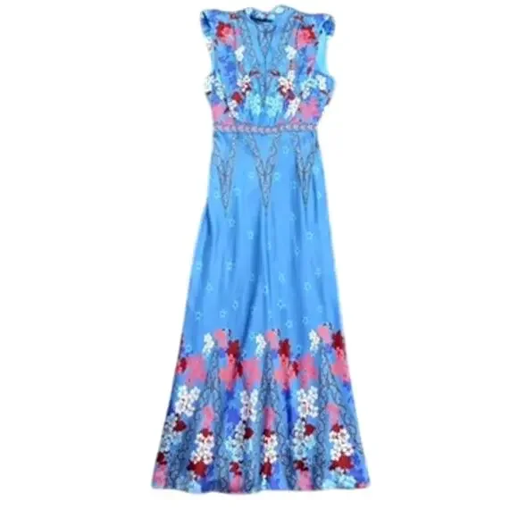saloni sakura falls fleur midi dress Sakura Falls Fleur Midi Dress